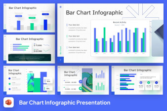 Bar chart PowerPoint Template